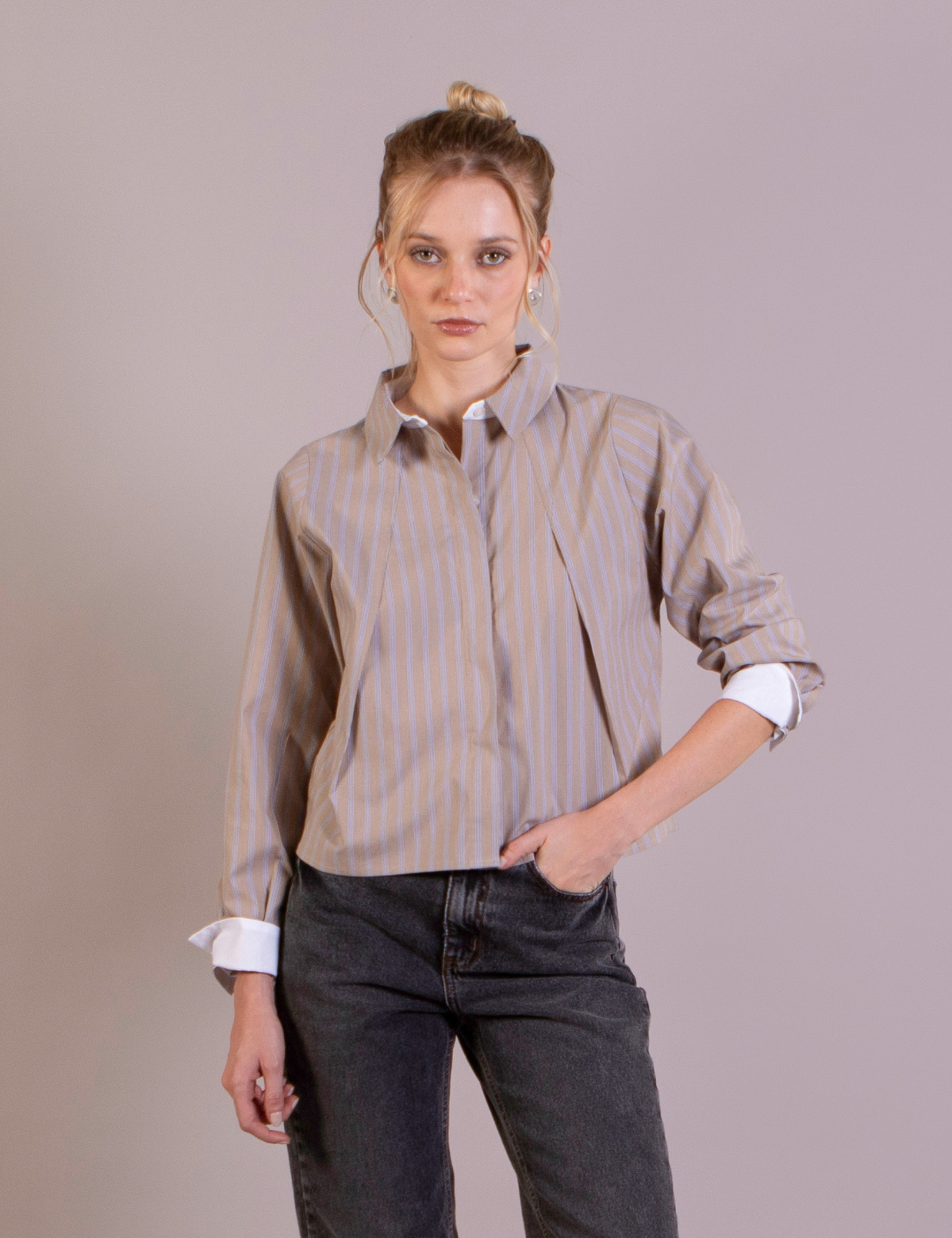 Blusa Midi Xilo Beige