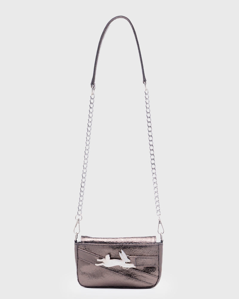 Cartera Filippa Peltre Plata