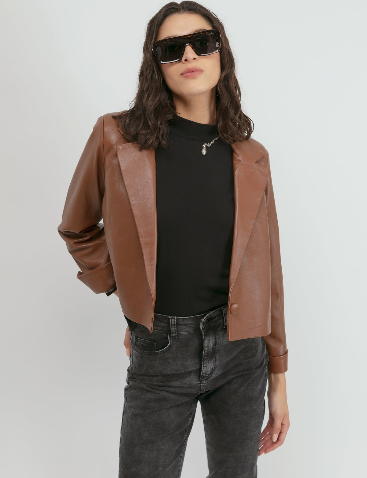 Blazer Midi Spencer Café