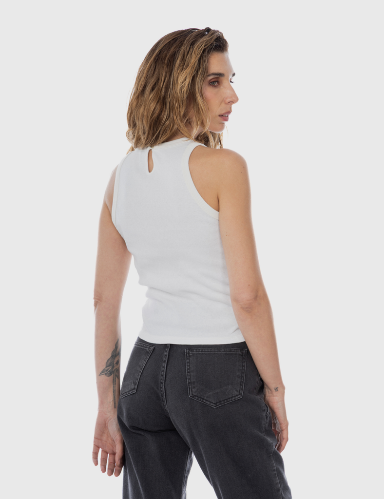 Musculosa Algodón Teresa Crudo