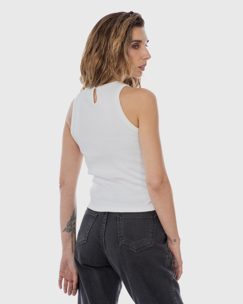 Musculosa Algodón Teresa Crudo