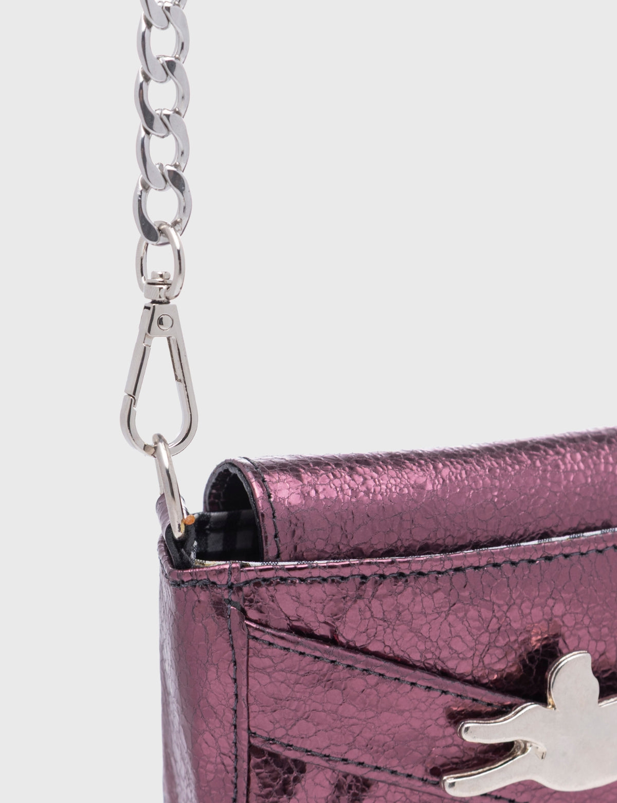 Cartera Filippa Cereza Plata