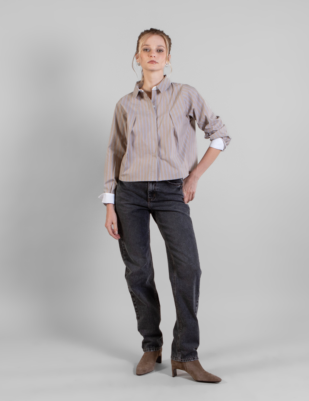 Blusa Midi Xilo Beige