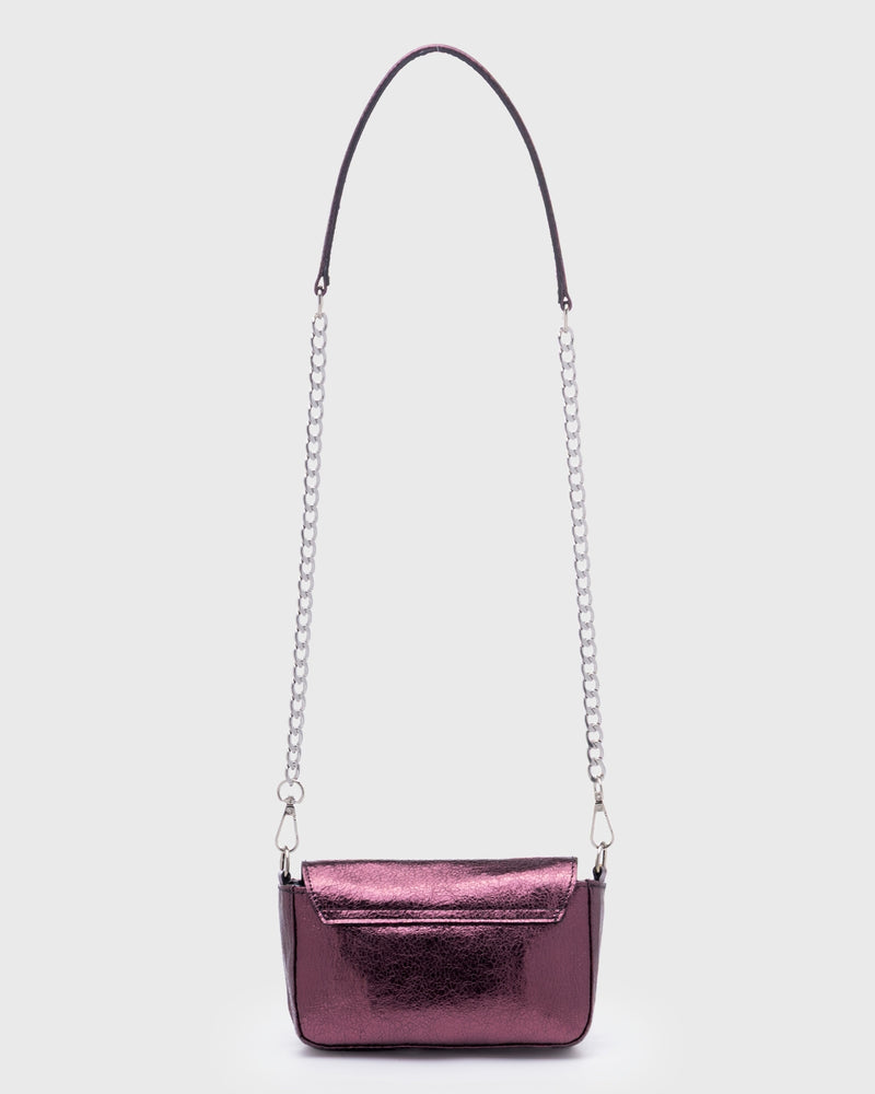 Cartera Filippa Cereza Plata
