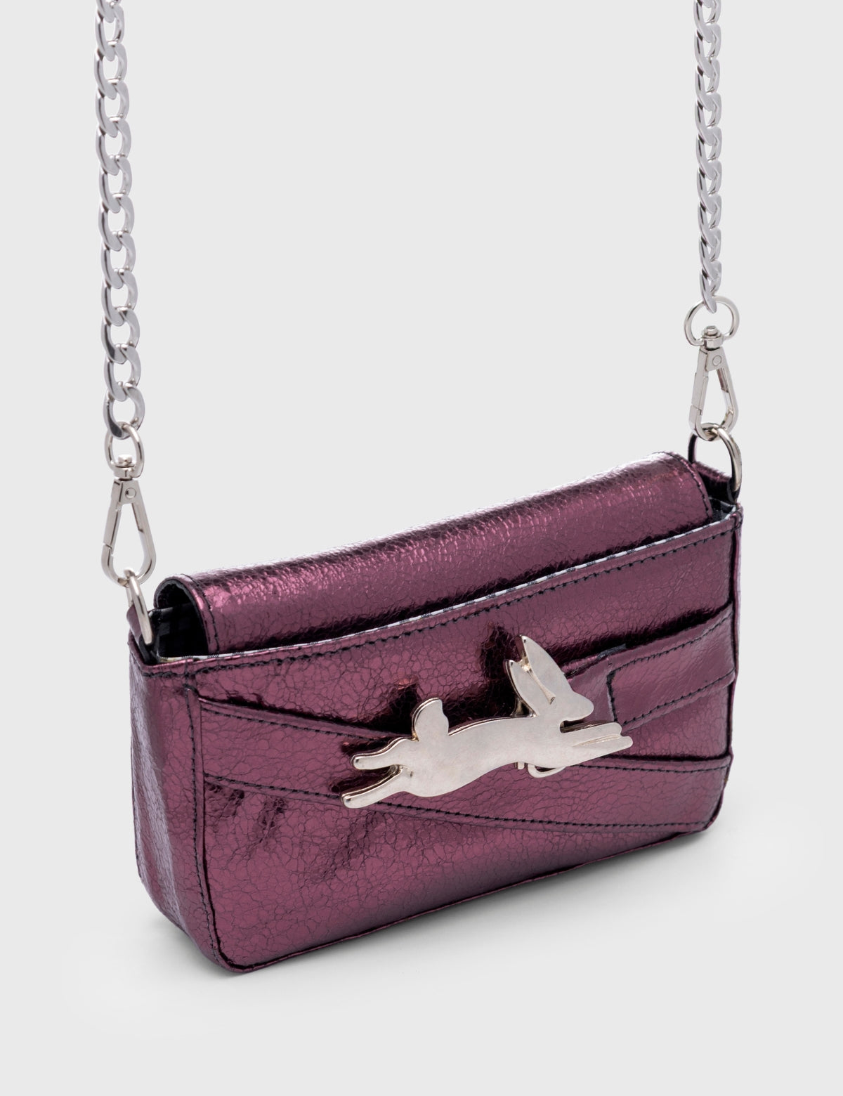 Cartera Filippa Cereza Plata