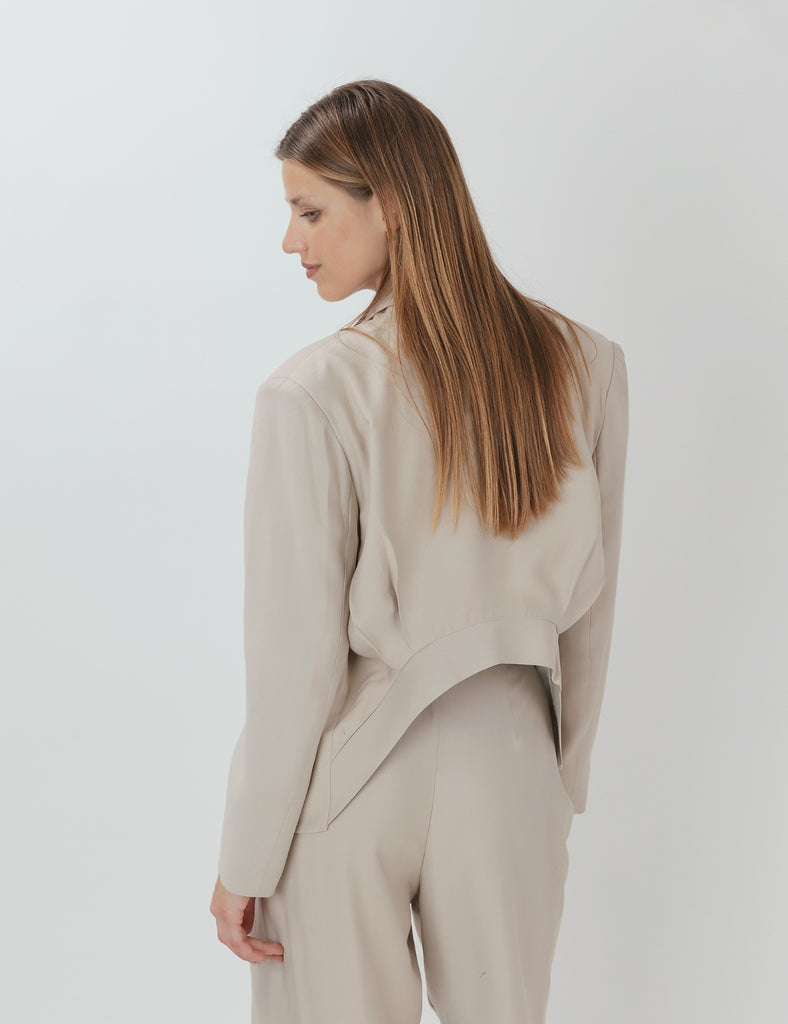 Blazer Tencel Leo Hielo