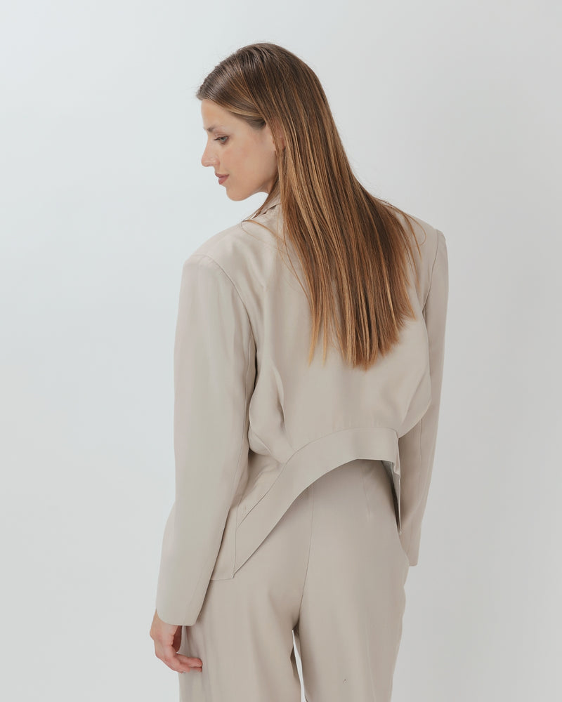 Blazer Tencel Leo Hielo