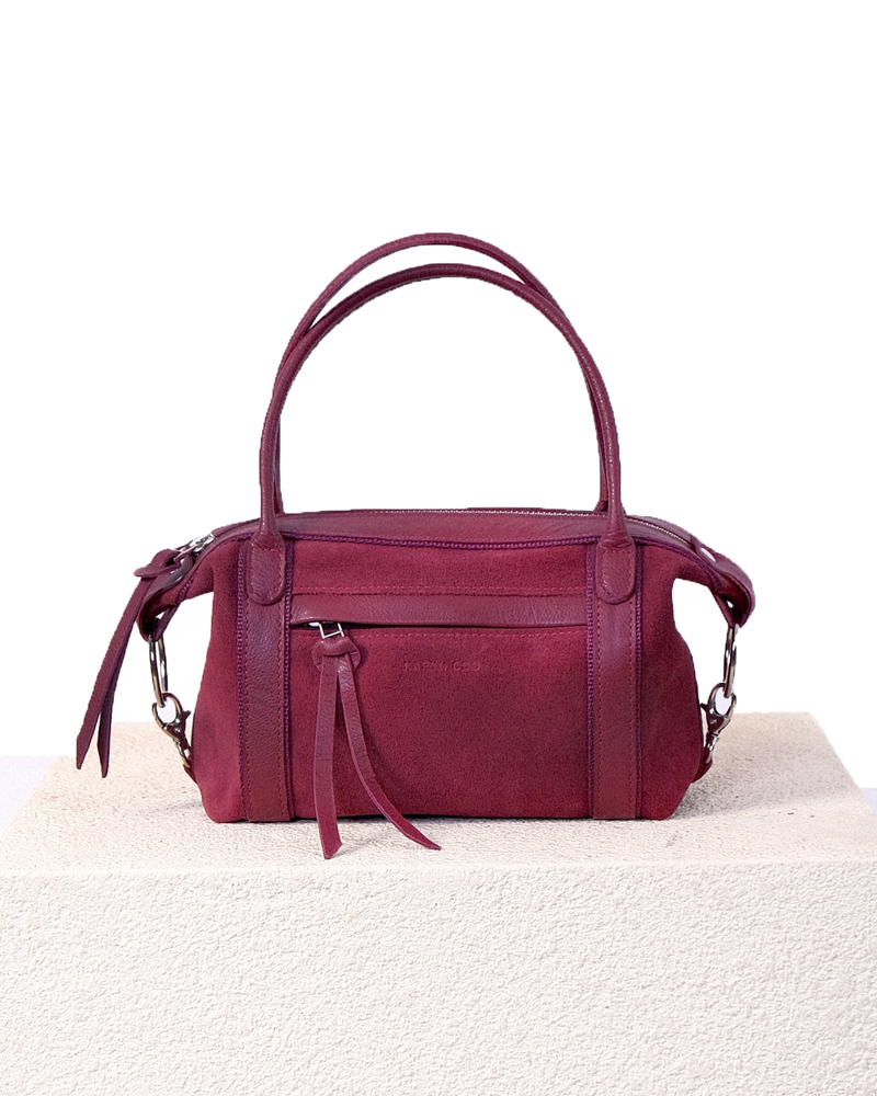 Cartera mini Diana reno burdeo