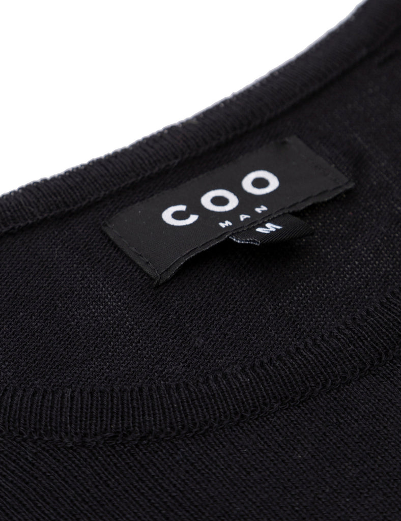 Polera tejida Norton negro