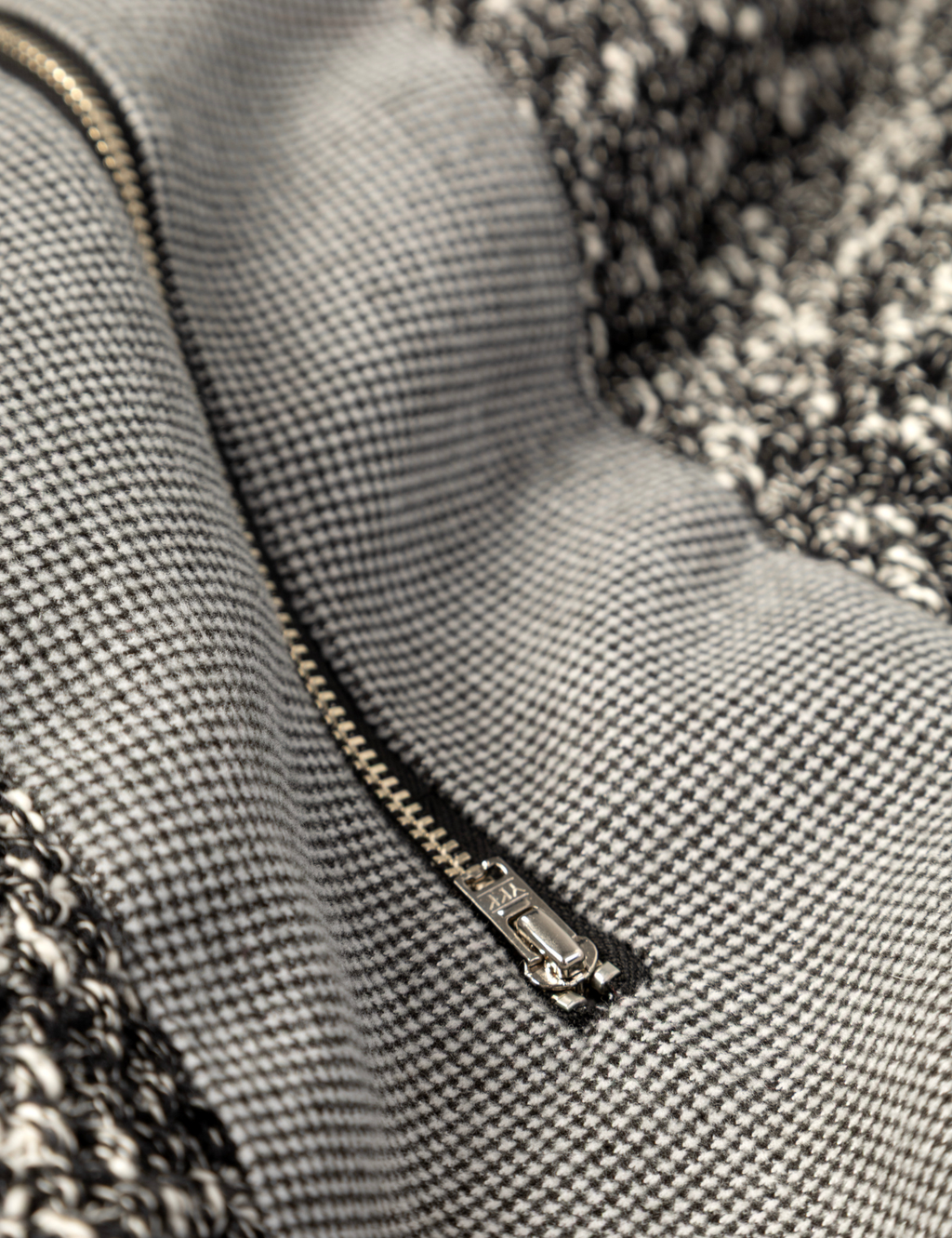 Tejido Zip Gris