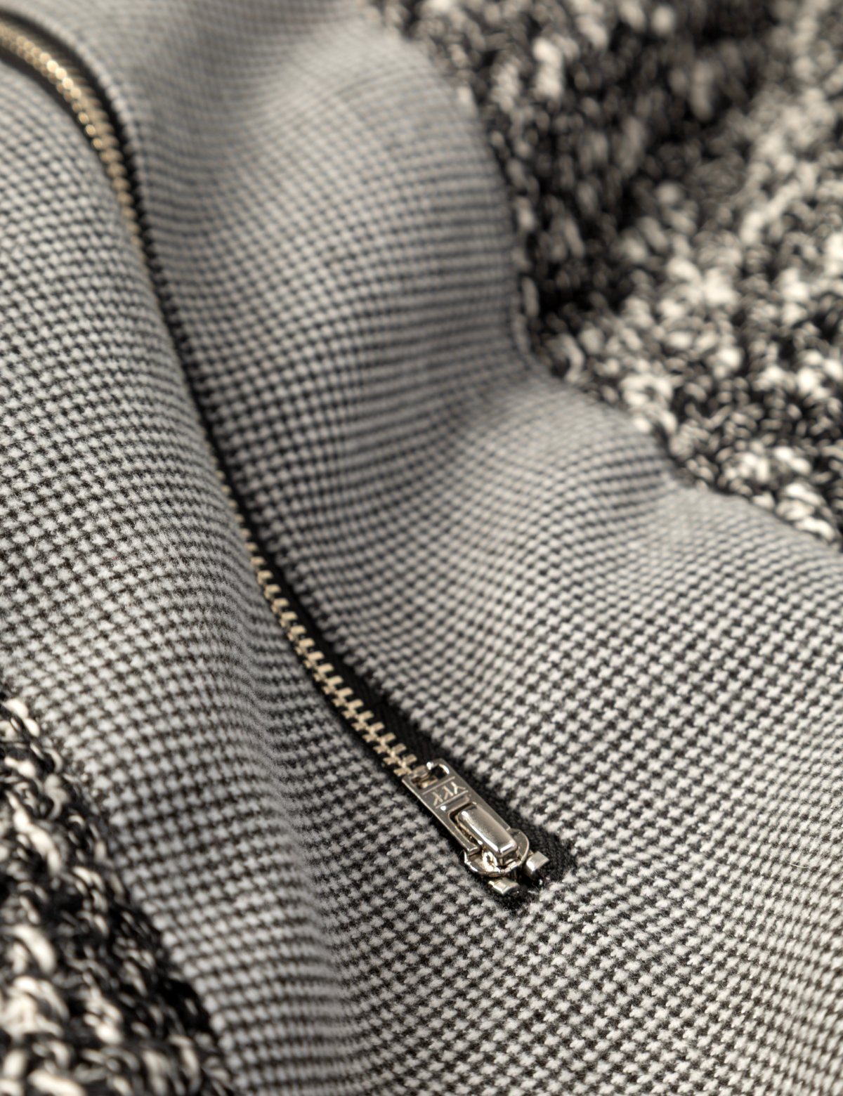 Tejido Zip Gris