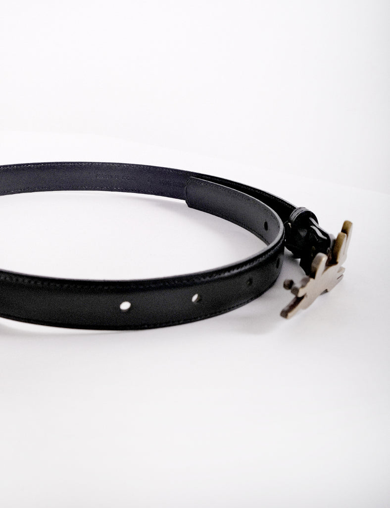 Cinturón Lapin negro bronce