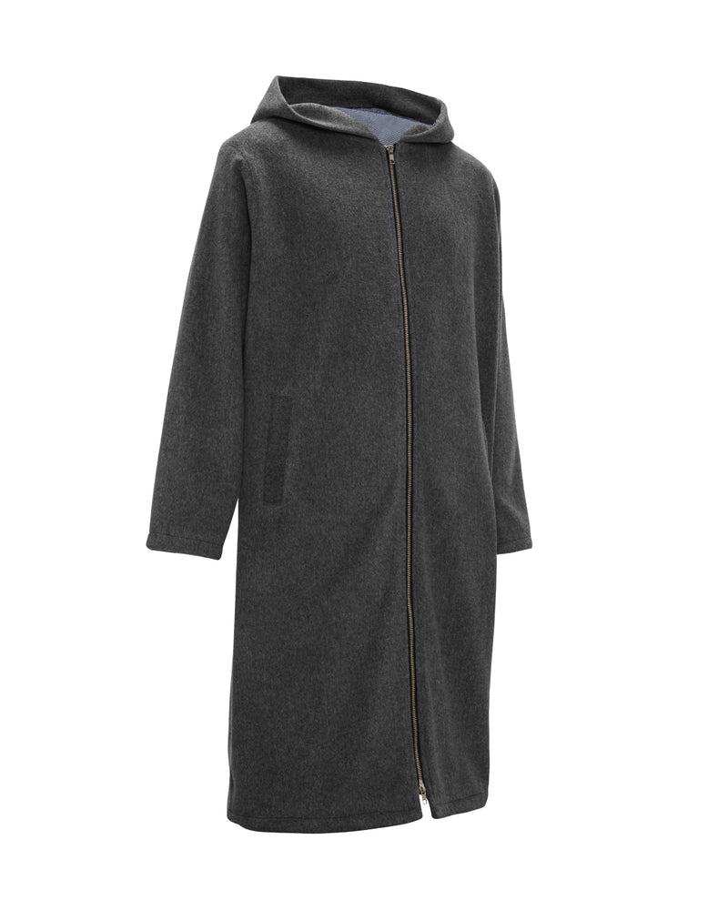 Abrigo paño Timberland gris