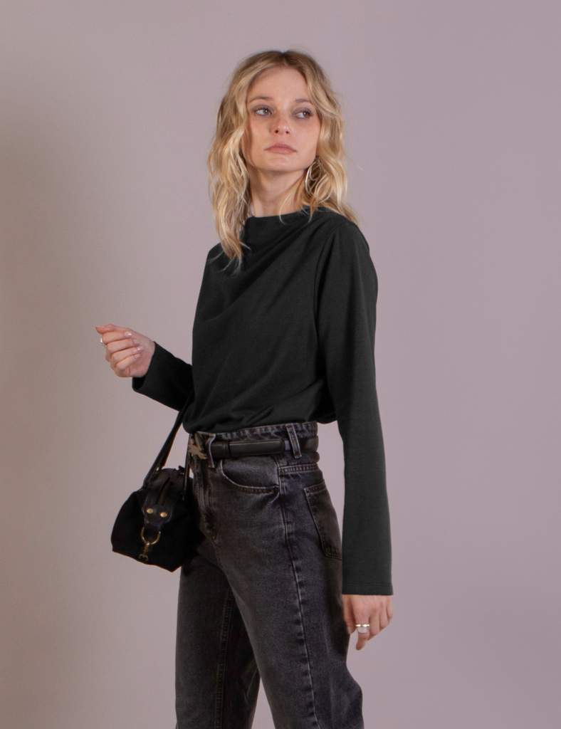 Polera Beatle Noelia Negro