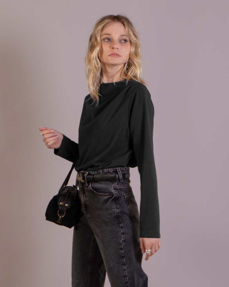 Polera Beatle Noelia Negro