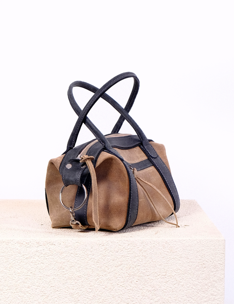 Cartera mini Diana Toffee y Humo