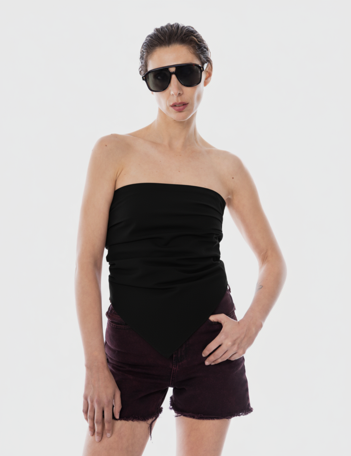 Blusa Pañuelo Isidora Negro