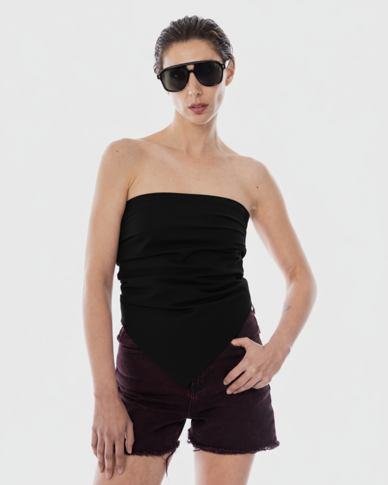 Blusa Pañuelo Isidora Negro