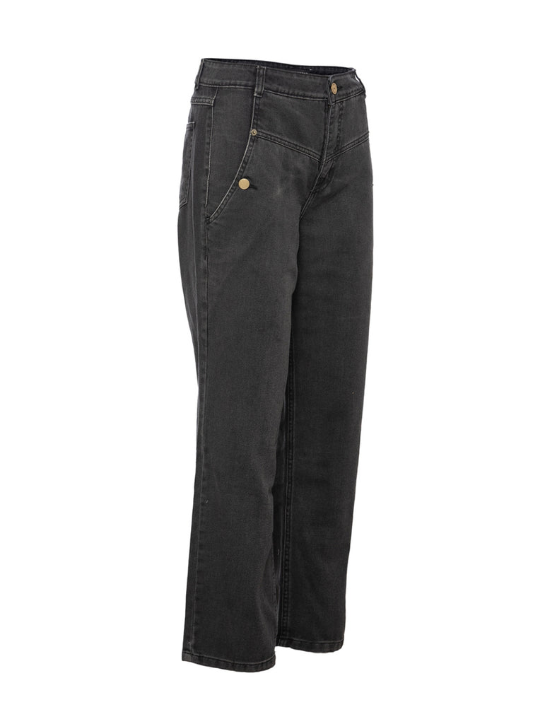 Jeans moms recycled Mandy gris