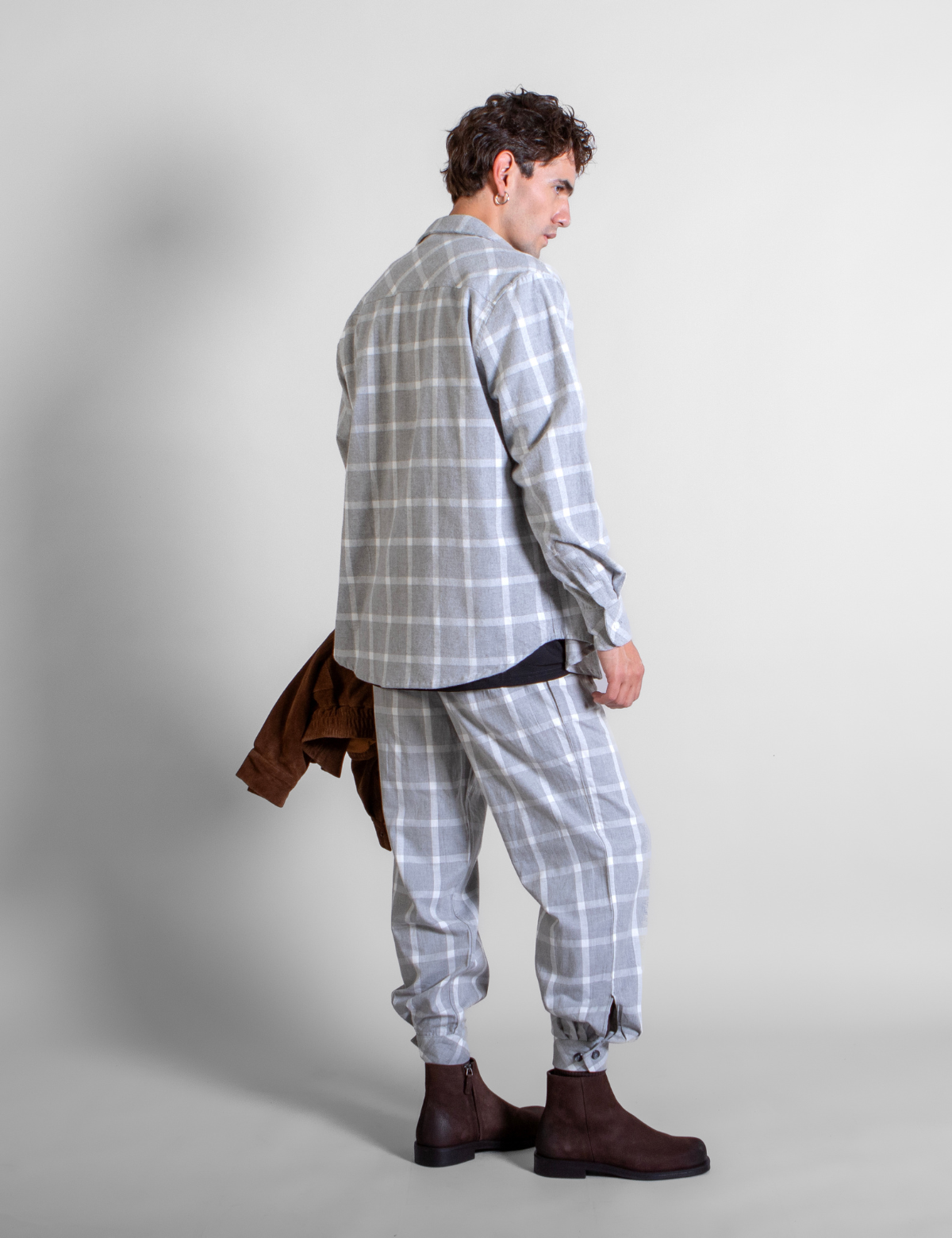 Camisa Escocesa Dandy Gris