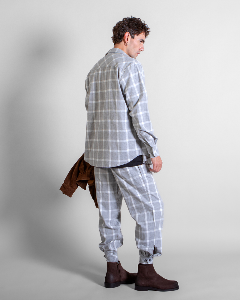 Camisa Escocesa Dandy Gris