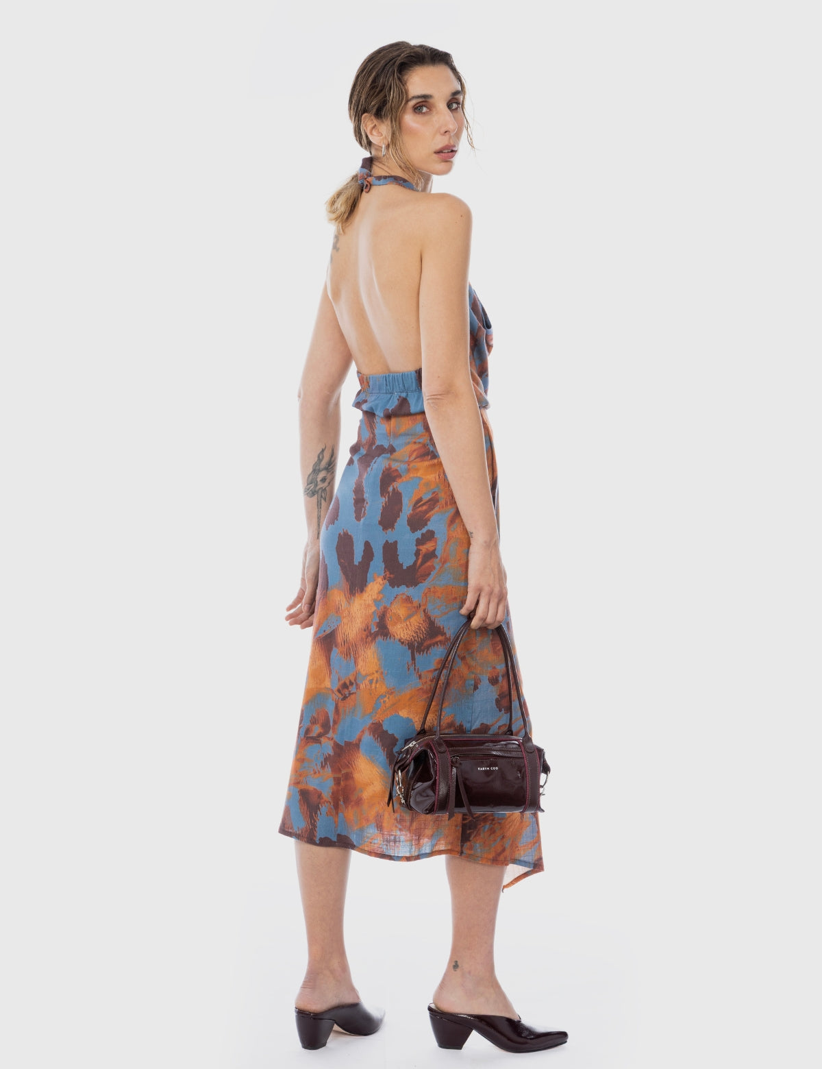 Blusa Drapeada Dominga Fuego