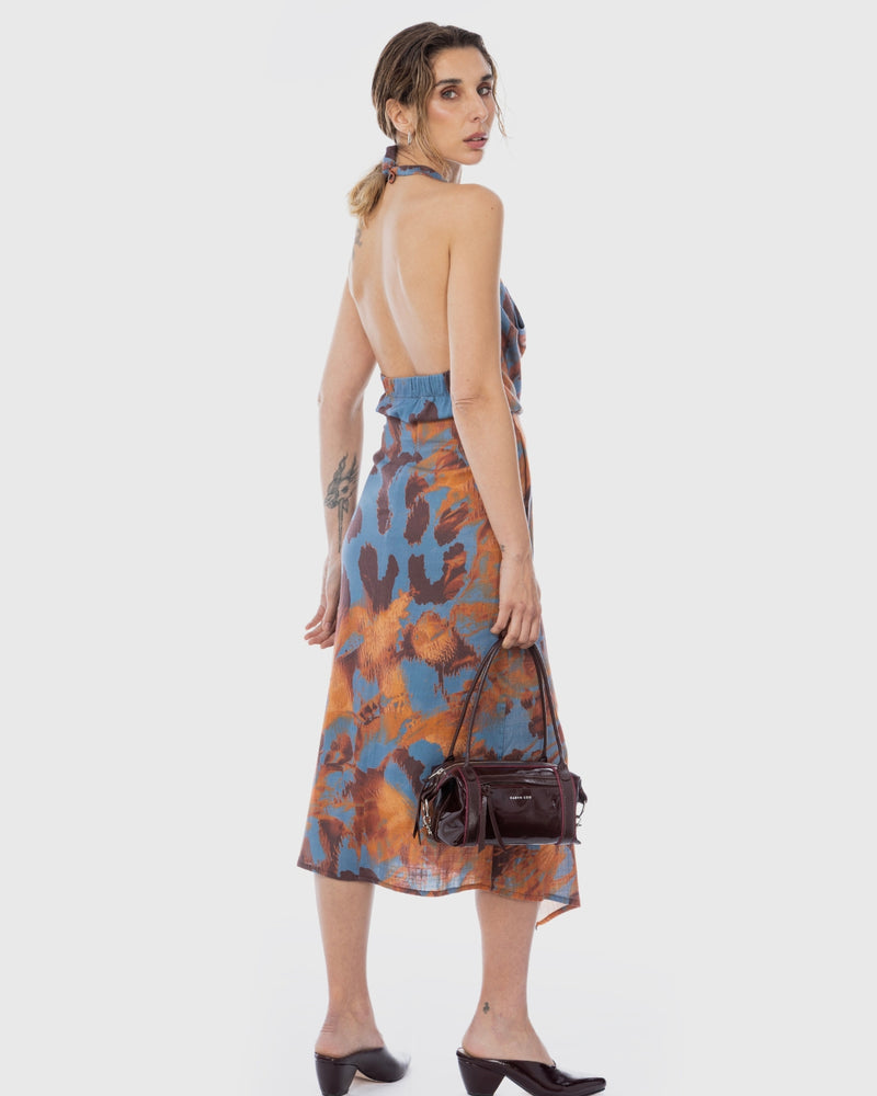 Blusa Drapeada Dominga Fuego