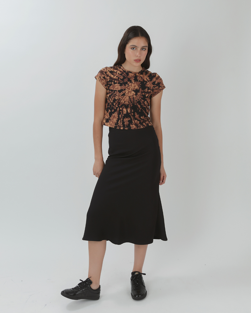 Falda Sesgo Suri Negro