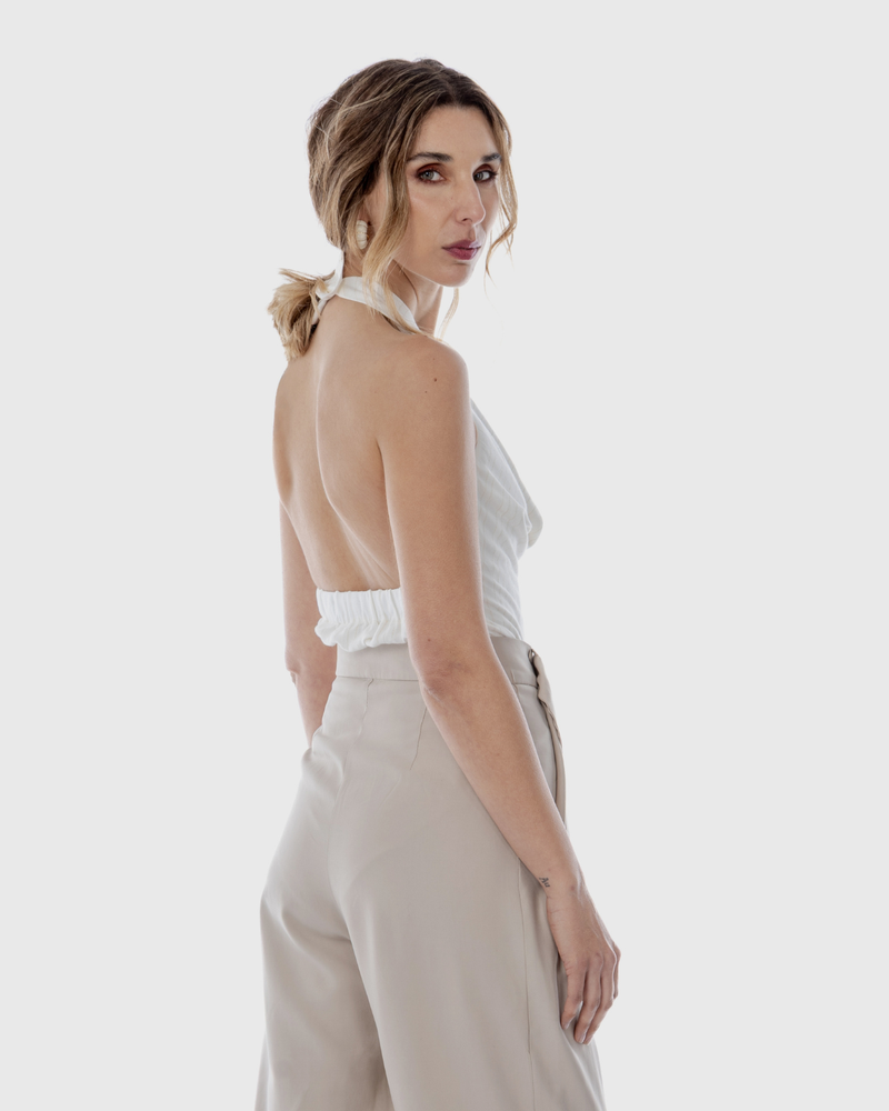 Blusa Drapeada Dominga Lurex