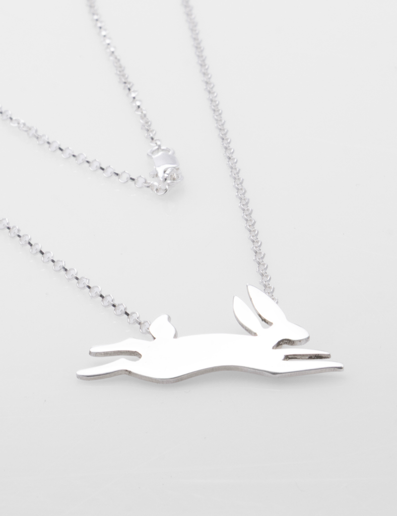 Collar Espejo Lapin Plata