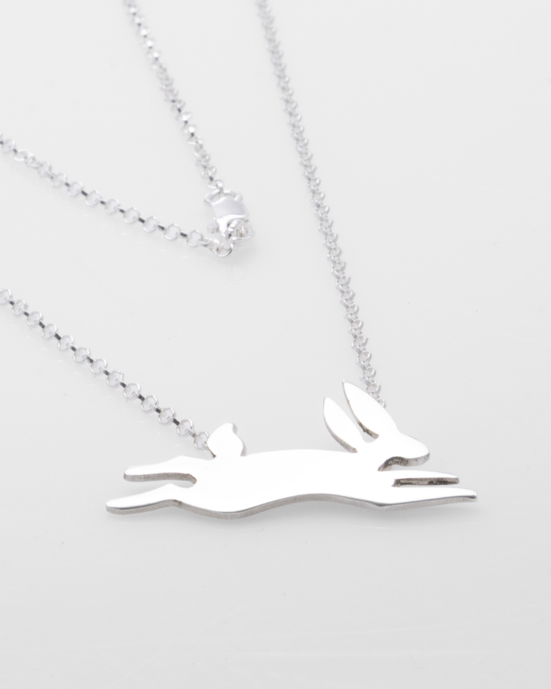 Collar Espejo Lapin Plata