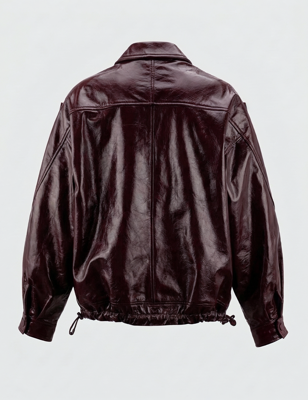 Chaqueta Santos Charol Granate
