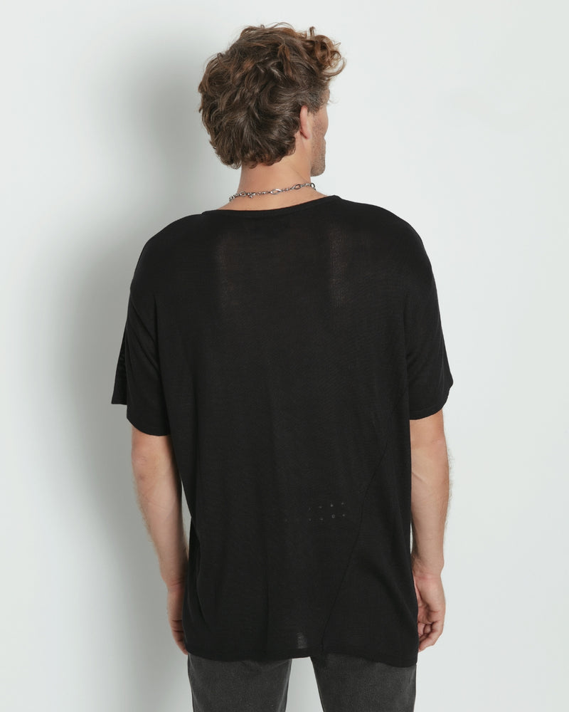 Polera tejida Norton negro