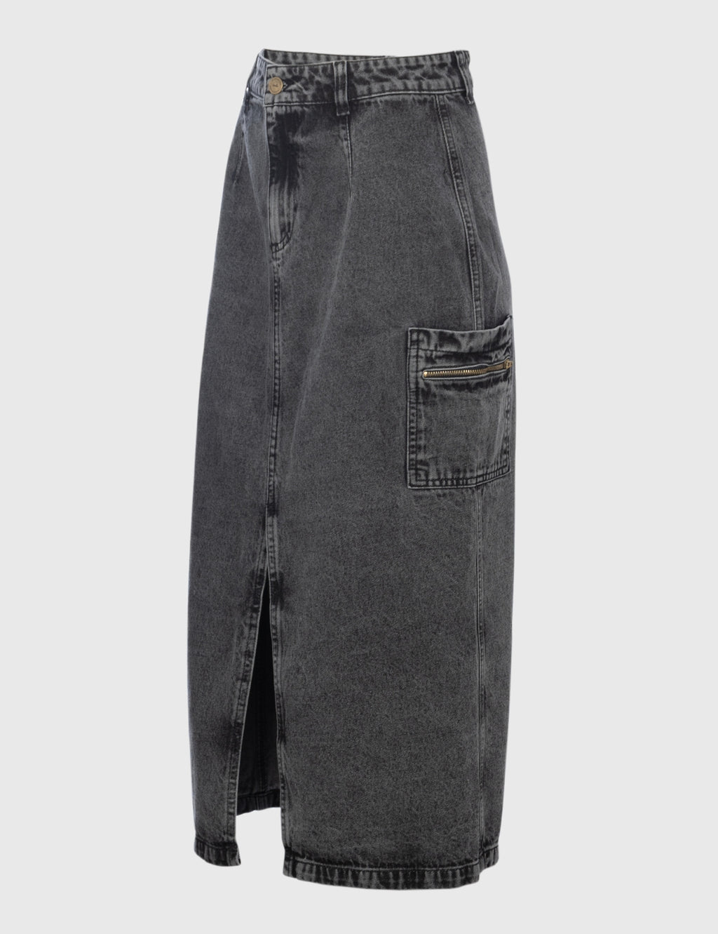 Falda Denim Ninfa Recycled Negro