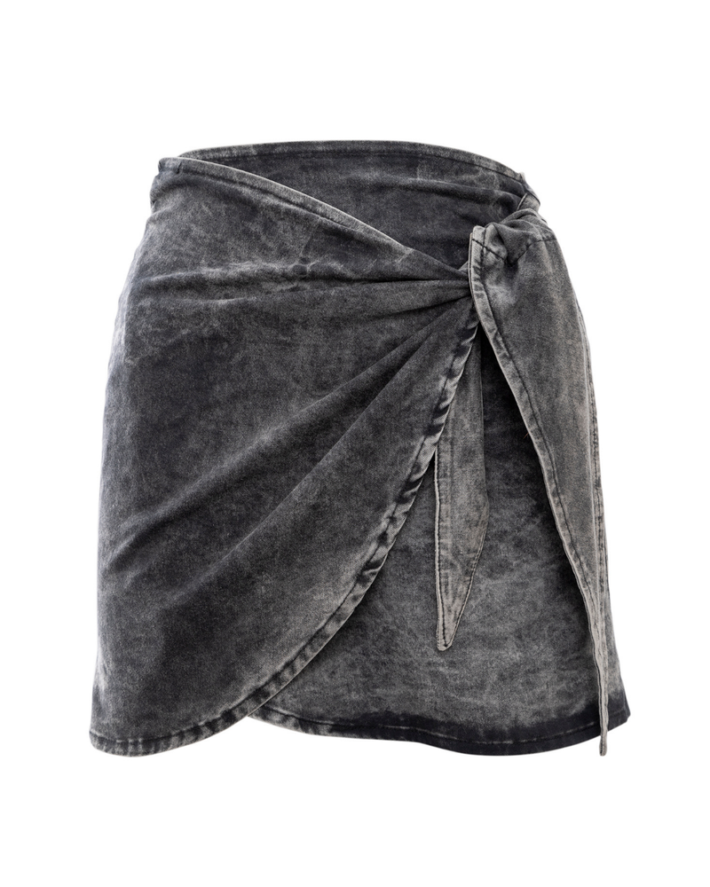 Falda gabardina Anakena gris