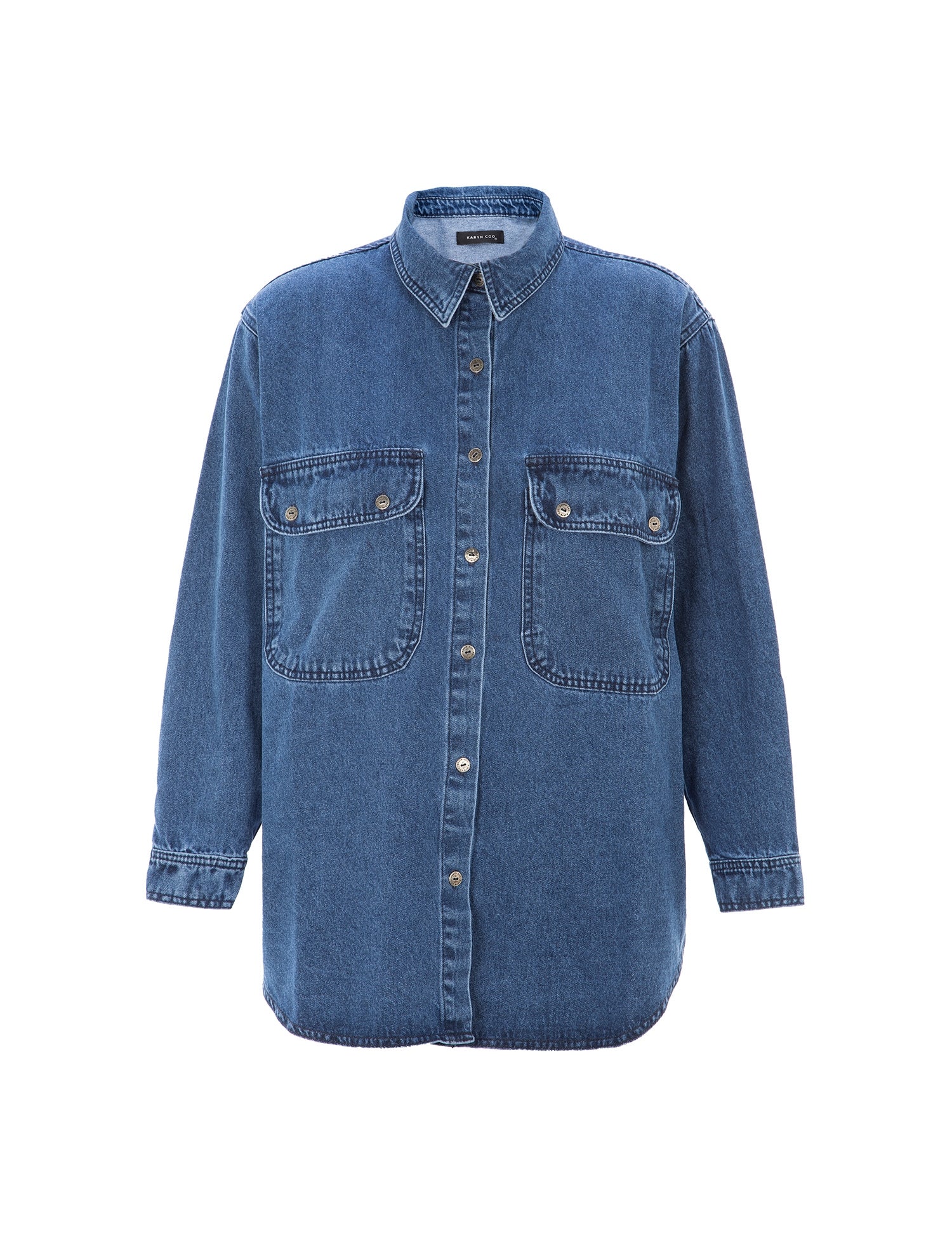 Camisa sustentable Caroline Azul