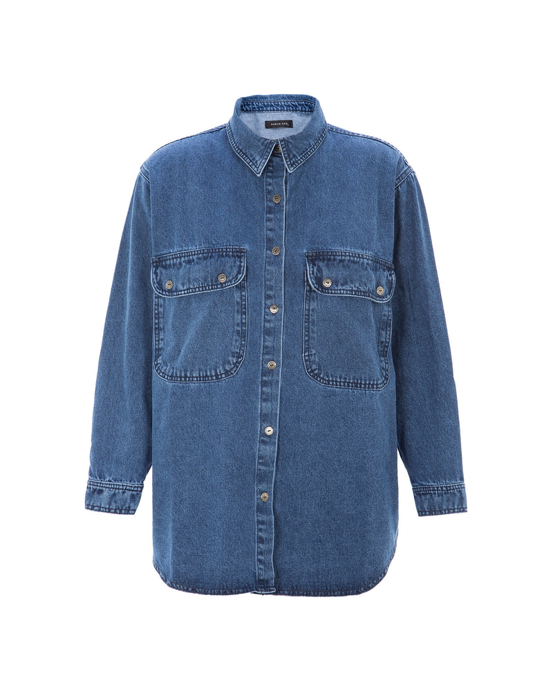 Camisa sustentable Carolina Azul