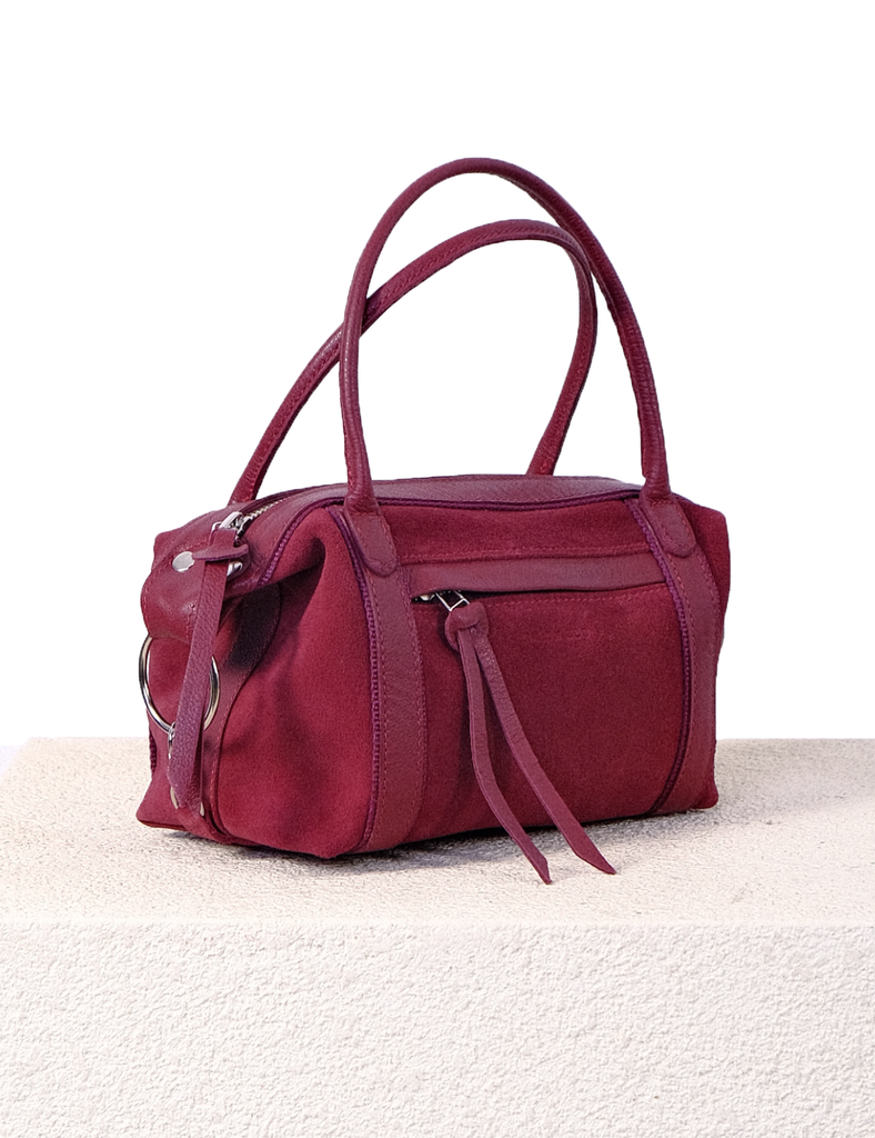 Cartera mini Diana reno burdeo