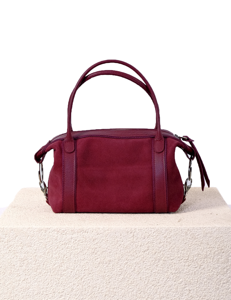 Cartera mini Diana reno burdeo