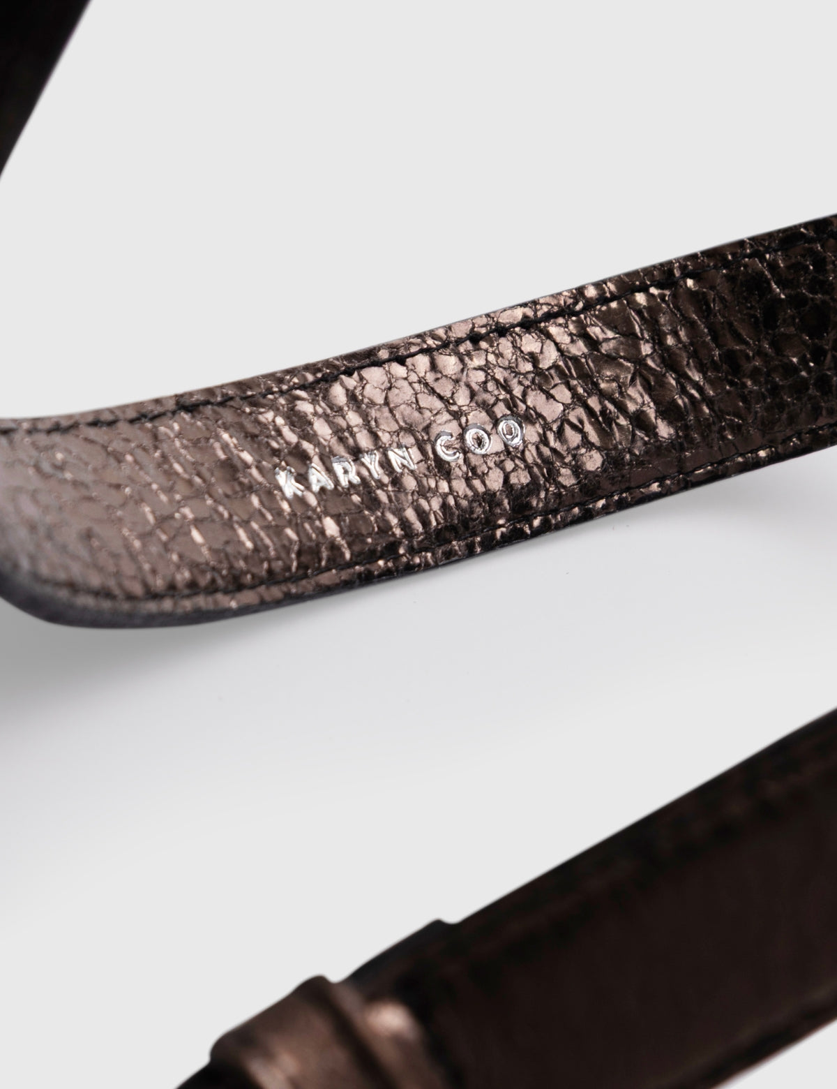 Cinturón Lapin Peltre Plata