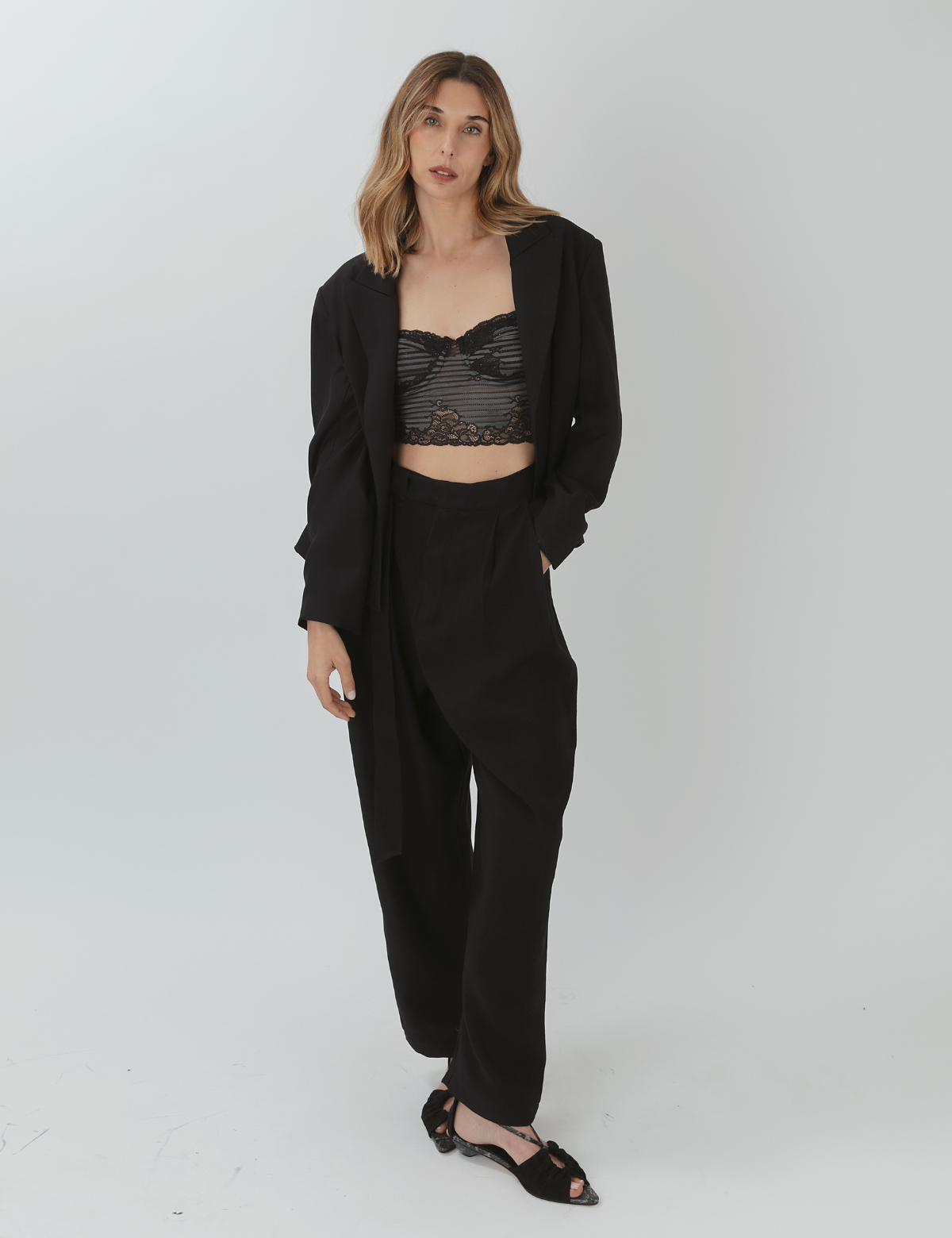 Pantalón tencel Acuario Negro