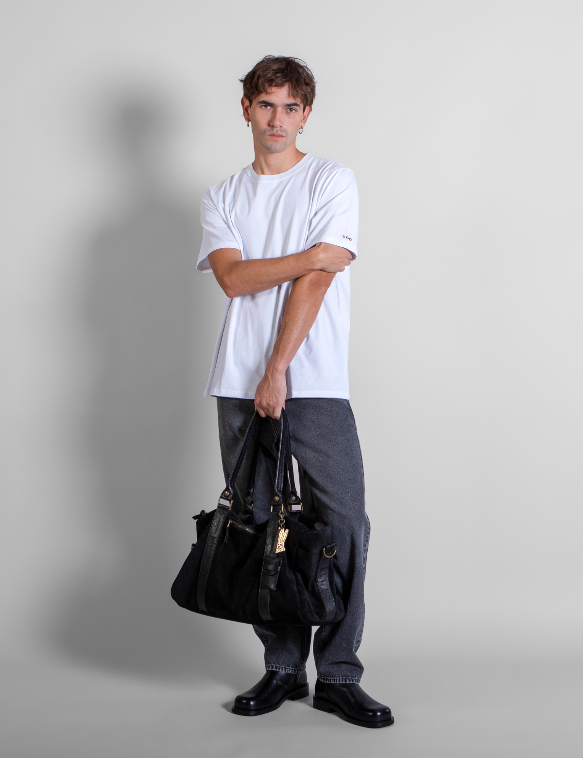 Polera Javier Oversize Blanca