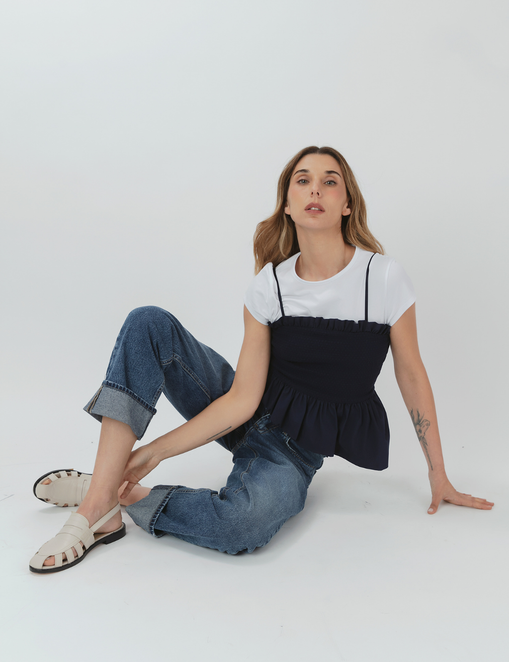 Blusa nido Polanco Marino