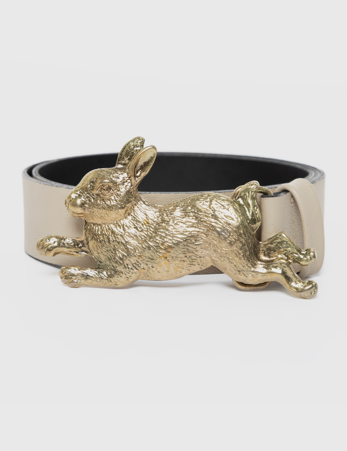 Cinturón Conejo Nude Oro