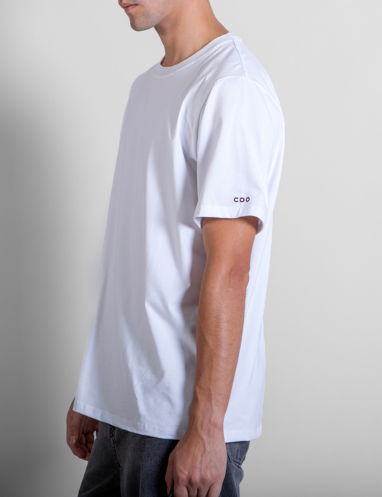 Polera Javier Oversize Blanca