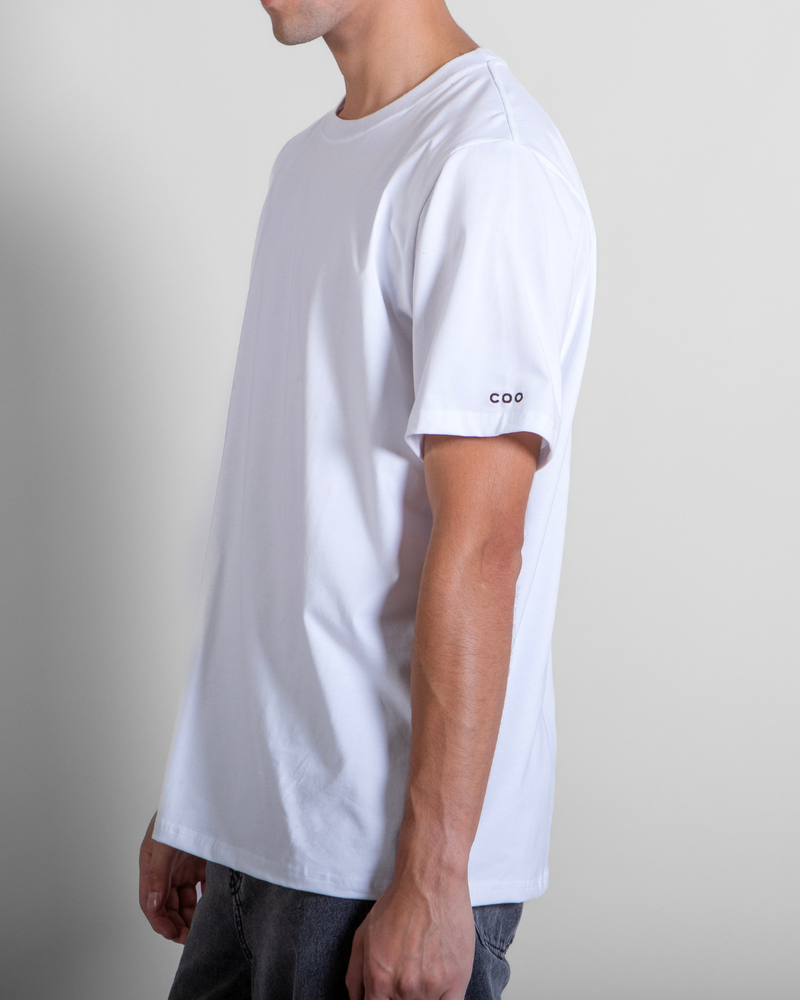 Polera Javier Oversize Blanca