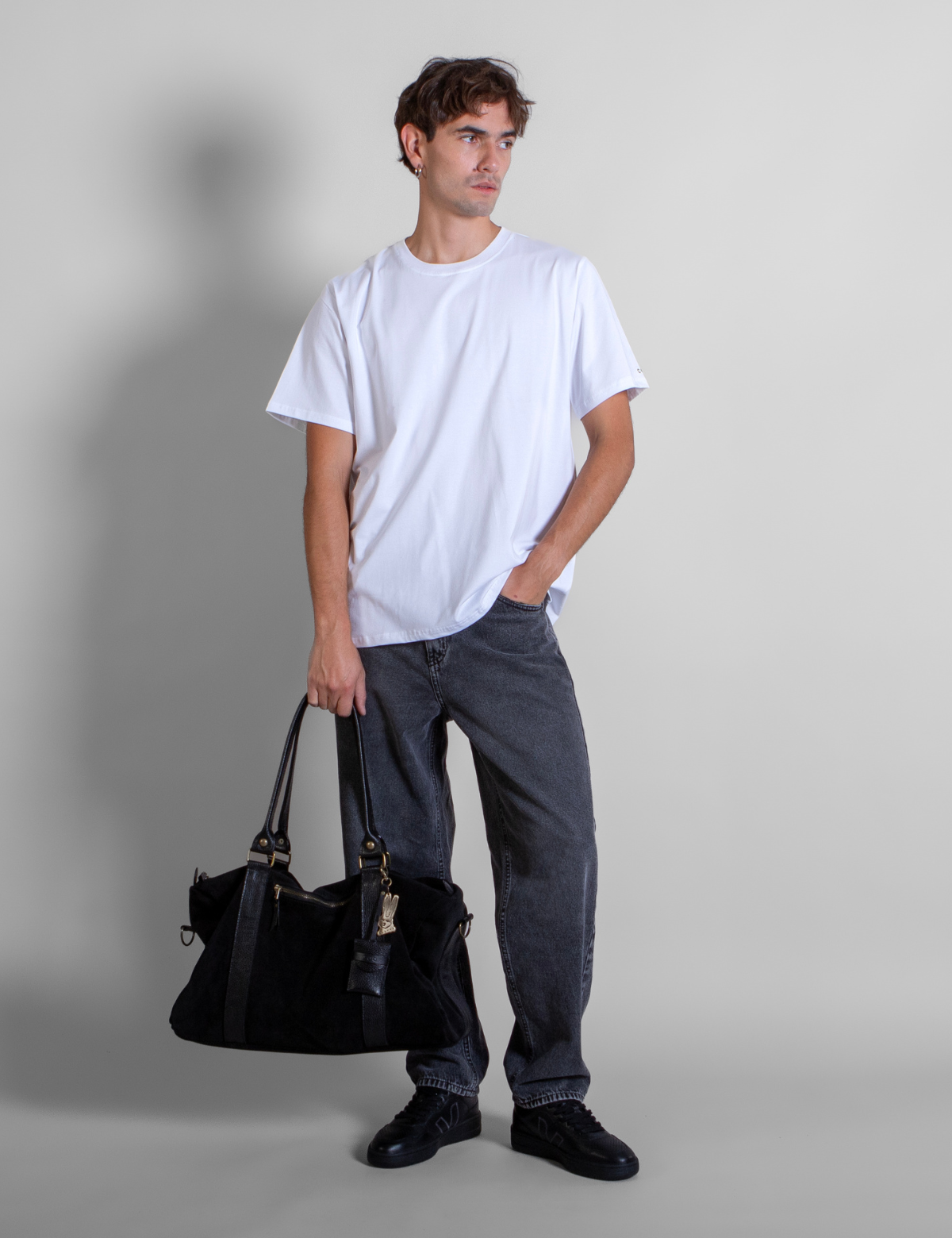 Polera Javier Oversize Blanca