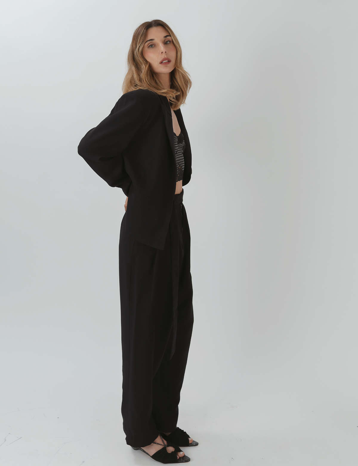 Pantalón tencel Acuario Negro