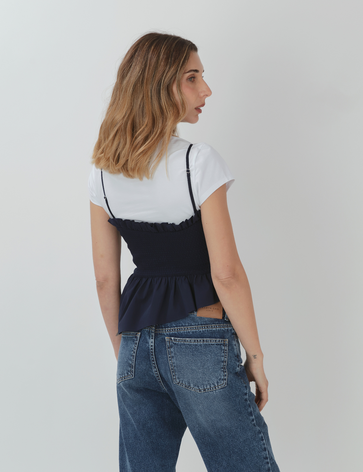 Blusa nido Polanco Marino