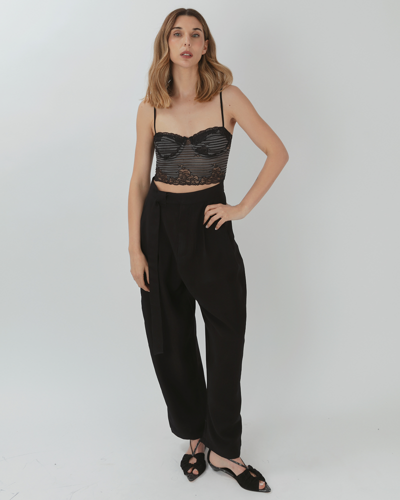 Pantalón tencel Acuario Negro